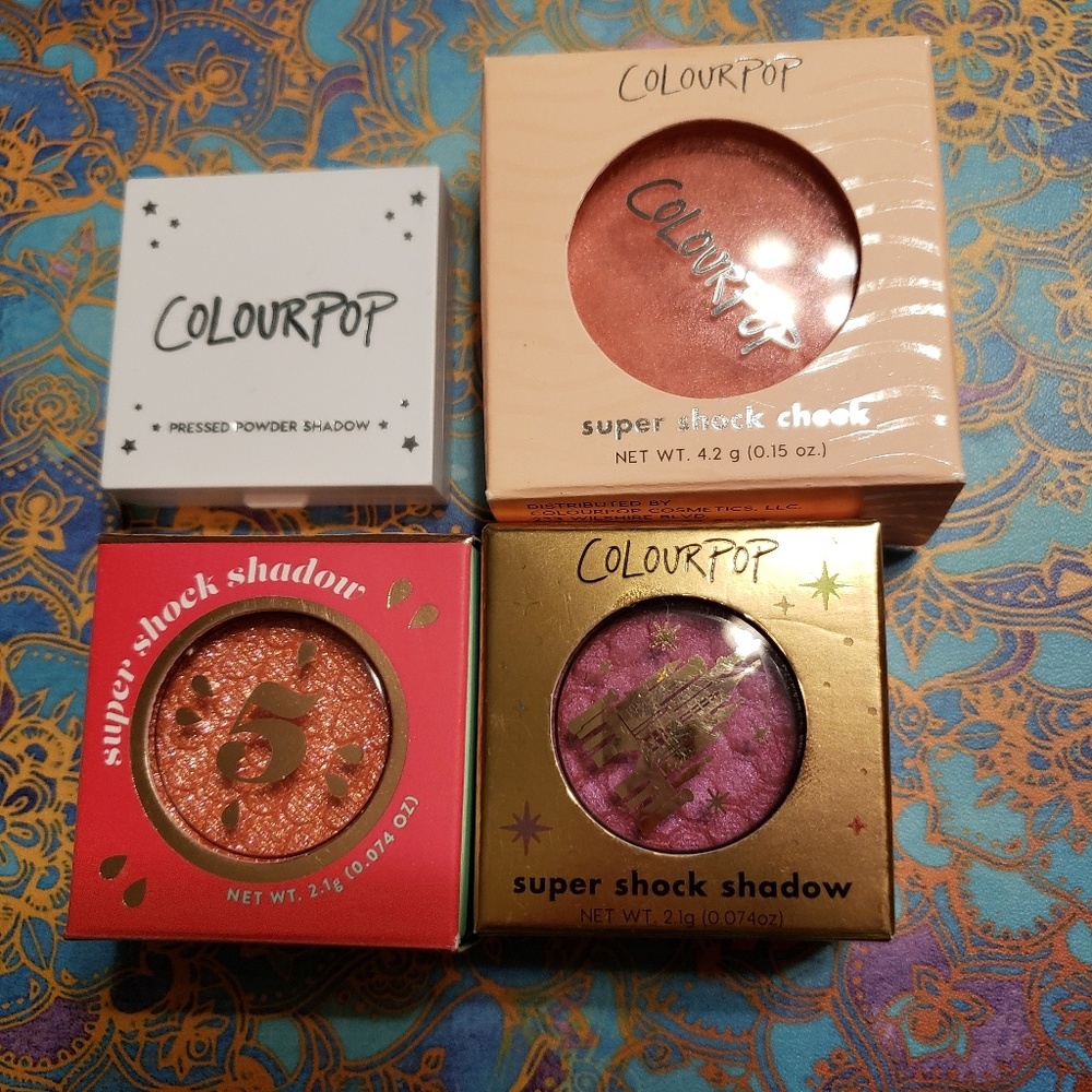 SOLD Colourpop supershock lot